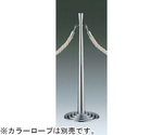 パーティーションポール スチール クロームメッキ ベースφ300mm ポールφ60mm　GY70C-96C