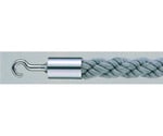 パーティションロープ Aタイプ グレー φ30mm シルバーメタリック　30AC