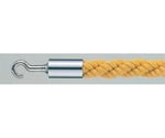 パーティションロープ Aタイプ イエロー φ25mm シルバーメタリック　25AC