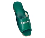 トイレ専用前開きスリッパ 御手洗用 ジャスパ グリーン　JS-SS-106T