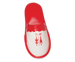 トイレ用スリッパ 人形マークWC ジャスパ レッド　JS-S-1290(T)