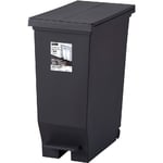 エバン両開きペダルペール 30L ブラック 1ケース（6個入）　630309