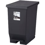 エバン両開きペダルペール 40L ブラック 1ケース（6個入）　630477