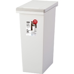 エバンMP 密閉プッシュペール 30L ホワイト 1ケース（10個入）　640209