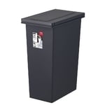 エバンMP 密閉プッシュペール 45L ブラック 1ケース（7個入）　640377