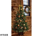 コーディネートクリスマスツリーセット150cm 2WAYクリスマスガーランド/リース付 ゴールド　38-19-3-1