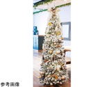 ポップアップクリスマスツリー スノー 高さ180×幅71cm　38-20-1-2