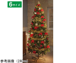 スタンダードクリスマスツリーセット レッド 高さ150×幅68cm　38-21-1-3