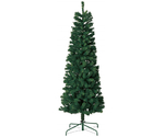 PVCクリスマスツリー グリーン スリム 高さ180cm　38-31-2-3