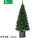 スクエアベースクリスマスツリー スリム 高さ150cm　38-32-2-1