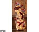 【クリスマス飾り】LEDファブリック スノーマンフレンズ  置物 105cm　38-88-1-1