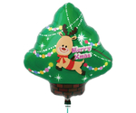 クリスマスバルーン アイブレックス トナカイ＆サンタツリー 5個入　38-130-2-2