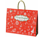 アンティーククリスマス 手提げ紙袋 41.5×11×32cm 50枚入　38-147-4-3