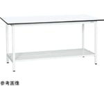 軽量作業台（KADタイプ/耐荷重180kg/メラミン天板/中板付/固定式） W900×D600×H900mm　KAD-096TMW