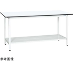 軽量作業台（KADタイプ/耐荷重180kg/メラミン天板/中板付/固定式） W900×D750×H900mm　KAD-097TMW