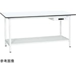 軽量作業台（KADタイプ/耐荷重180kg/メラミン天板/中板付/引出付/固定式） W900×D600×H900mm　KAD-096ATMW
