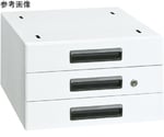 軽量作業台KA・KADタイプ用キャビネット W400×D500×H246mm 奥行寸法750mm用　KA-S30WB