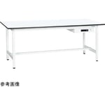 軽量作業台（KAタイプ/耐荷重180kg/メラミン天板/引出付/固定式） W900×D600×H740mm　KA-096AMW
