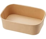 未晒フードカップ PP 長角 650mL 25個入　004490415