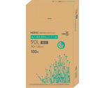箱入再生原料LDゴミ袋 90L 透明 100枚入　006605502