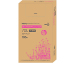 箱入再生原料LDゴミ袋 70L 半透明 100枚入　006605551