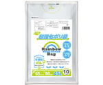 レインボーバッグ 45L 0.016mm 半透明 10P 100冊　RB-N45-10