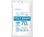ポリバッグビジネス 70L 0.05mm 乳白半透明 10P 20冊　PB-W70A10