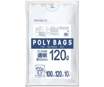 ポリバッグビジネス120L 0.04mm透明10P 15冊　PB-N120U-10