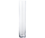 ガラス花器 GLASS straight-R（グラス ストレートアール）15φ×80H　778-027-000