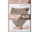 DAILY FIT MASK 立体 ふつう 5枚入 アッシュピンク×ブラウン　RK-F5SUC