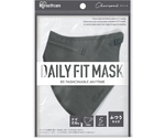 DAILY FIT MASK 立体 ふつう 5枚入 チャコール　RK-F5SXR