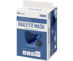 DAILY FIT MASK 立体 ふつう 30枚入 ナイトブルー　RK-F30SXN