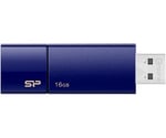 USBメモリ 16GB スライド式 ネイビー　SP016GBUF3B05V1D