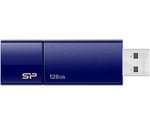 USBメモリ 128GB スライド式 ネイビー　SP128GBUF3B05V1D