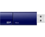 USBメモリ 16GB USB2.0 スライド式 ネイビー　SP016GBUF2U05V1D