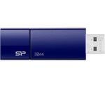 USBメモリ 32GB USB2.0 スライド式 ネイビー　SP032GBUF2U05V1D