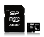 microSDHCカード 16GB Class10 UHS-I U1 SDカードアダプタ付き　SP016GBSTHBU1V10SP