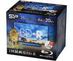 録画用BD-R 25GB インクジェットプリンター対応 20枚入　SPBDRV25PWB20P