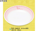 16cm 深菜皿 がぁがぁダック 10個入　TKE-160GD