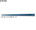 22cm 木の葉箸 紺 600個入　TCK-22B