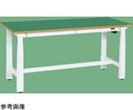 電動昇降作業台（重量タイプ 250kg 改正RoHS10対応サカエリューム天板 H630～1280）W1500×D750×H630～1280mm　DKN-157FEW