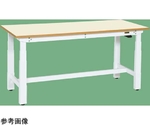 電動昇降作業台（重量タイプ 耐荷重250kg メラミン天板 H630～1280）W1800×D900×H630～1280mm ホワイト　DKN-189IMW
