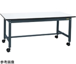 中量作業台（KTタイプ 耐荷重300kg メラミン天板 H800 固定移動式）W1800×D750×H800mm　KT-693CHMCPD