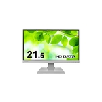 「5年保証」3辺フレームレス21.5型ワイド液晶 ホワイト　LCD-A221DW