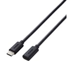 USB2.0延長ケーブル C-Cメスタイプ USB Power Delivery対応 ノーマル 2.0m ブラック