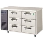 ノンフロン 3段ドロワーテーブル冷凍庫 205L　LDC-126FX