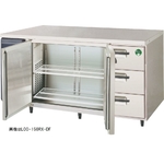 ノンフロン ドロワー付コンビネーションタイプ横型冷蔵庫 412L　LCW-150RX-DF