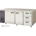 ノンフロン ドロワー付コンビネーションタイプ横型冷蔵庫 524L　LCW-180RX-D