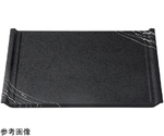 尺1 角フライト盆 黒SLタタキ白乱糸　11014410