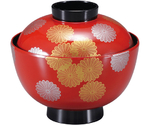 和 越前椀 朱菊詰め　12024900
